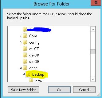 backup DHCP server
