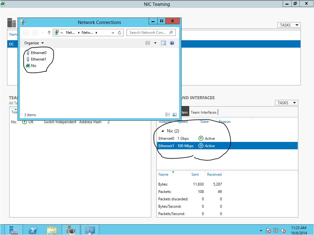 NIC Teaming Windows Server 2012