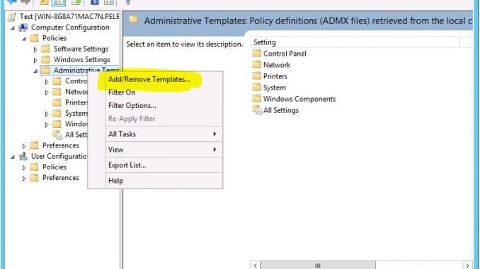 export local group policy