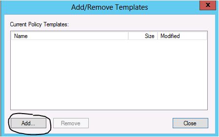 Add ADMX or ADM file to Group Policy 4