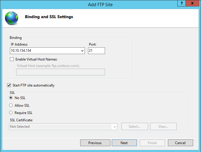 install FTP on windows server 2012R2