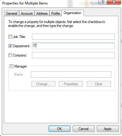 Multiple Users - Active Directory