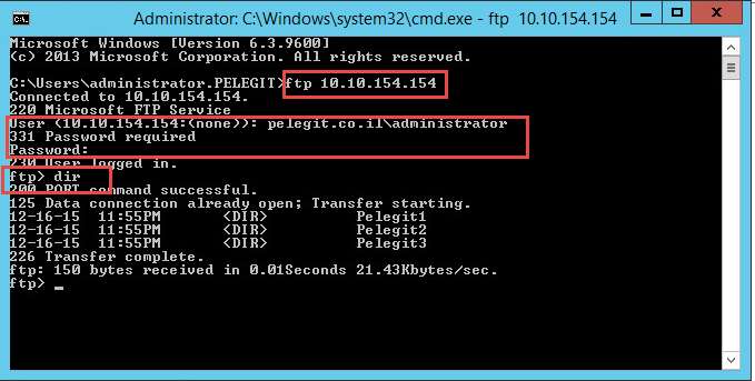 setup ftp server 2012 r2