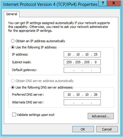 NIC Teaming Windows Server 2012