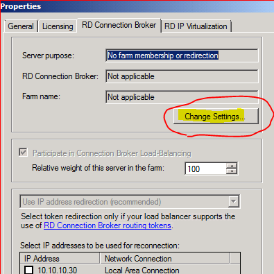 Terminal Server Configure Broker