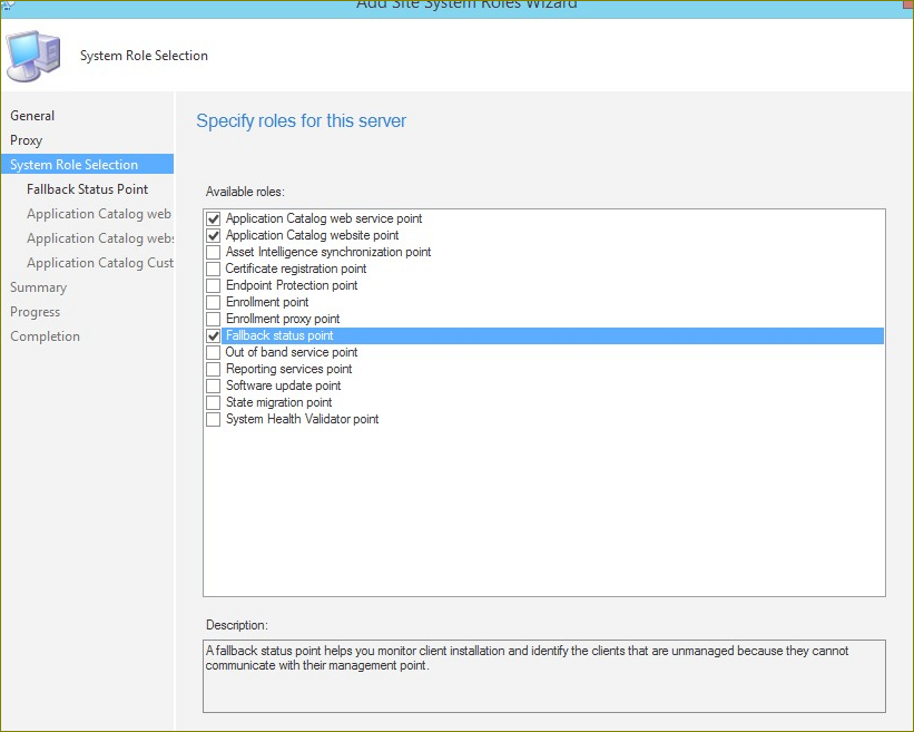 SCCM ROLES