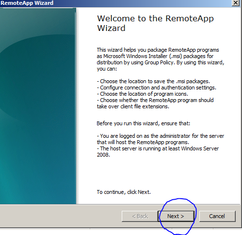 ts remoteapp manager