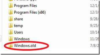 remove Windows.old
