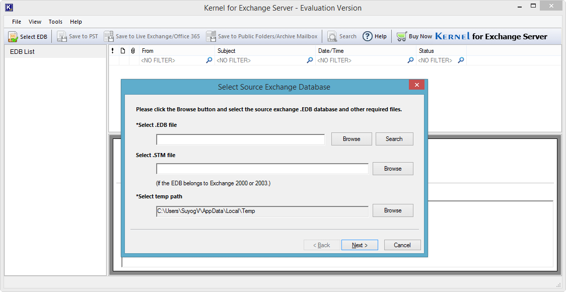 Exchange. Exchange data Recovery. Чем открыть файл EDB. Exchange Server 2000 (Microsoft) GROUPWISE 6 (Novell).. Server evaluation