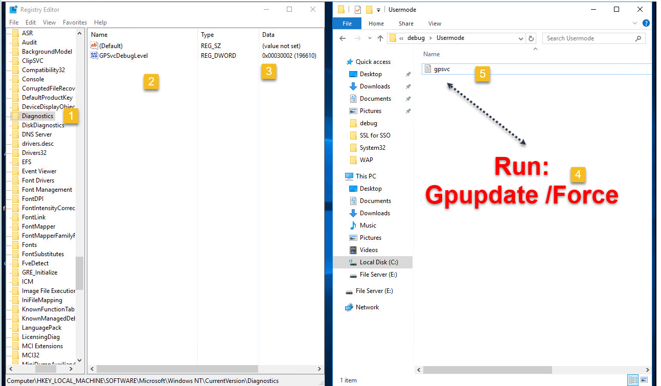 Group Policy troubleshooting