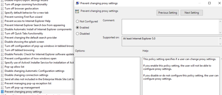batch file to change proxy settings windows 10