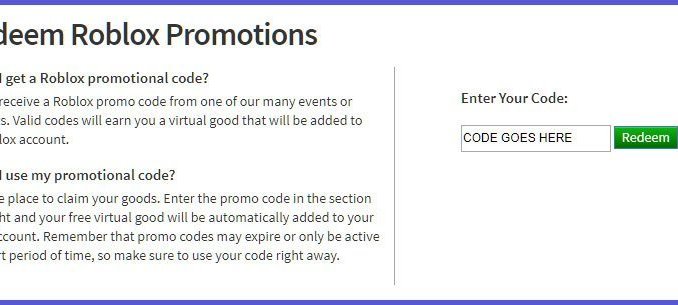 Latest Free Roblox Promotion Codes List Clothes Items For 2021 - roblox picture codes