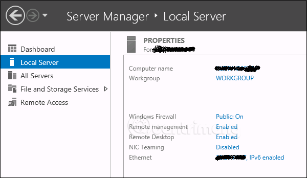Remote management on Windows Server 2012 with Remote Management Service 1