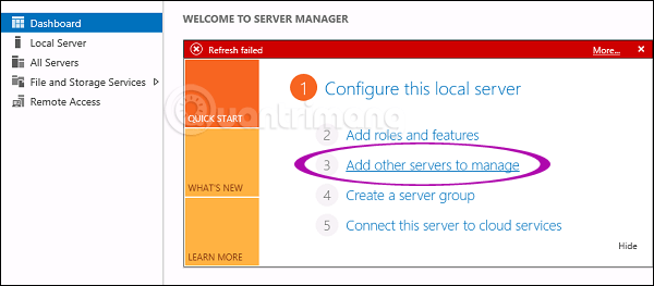 Remote management on Windows Server 2012 with Remote Management Service 4