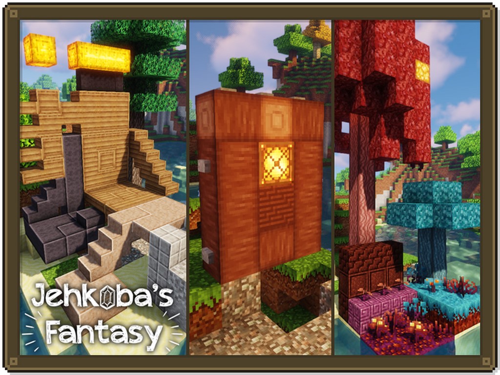 Jehkoba's Fantasy Bedrock Resource Packs 1.17.1 / 1.16 - Minecraft.