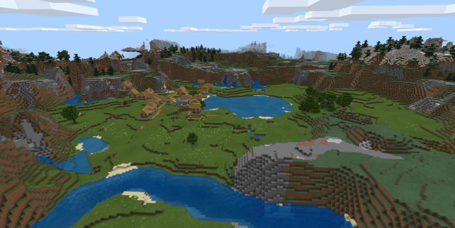 Village Valley - Top 8 Best Minecraft Bedrock Seeds 1.16.5 (May 2021)