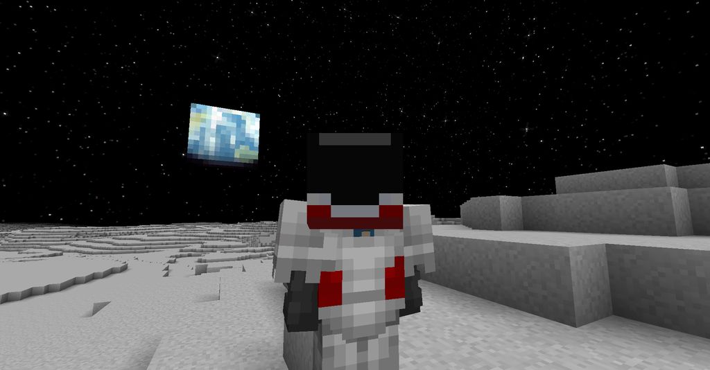 minecraft going to the moon