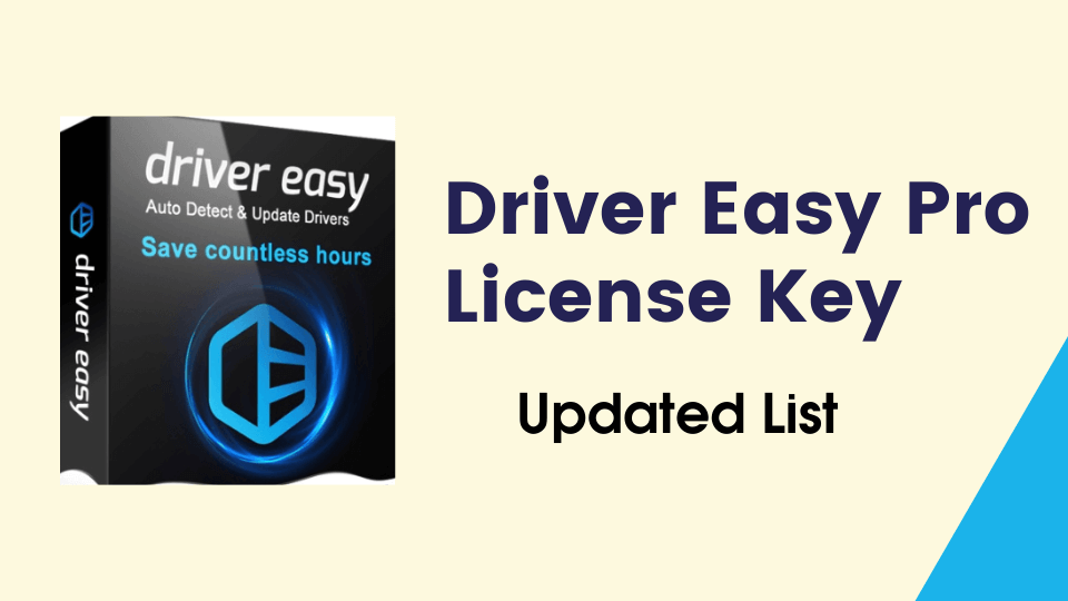 Driver Easy Pro Activation Code / Product Key / Serial Key 2022
